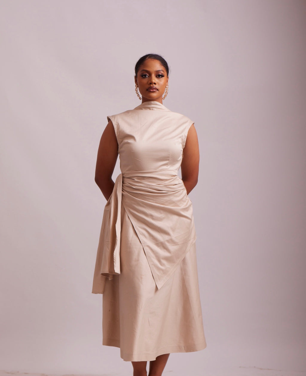Wrap tie dress image 1